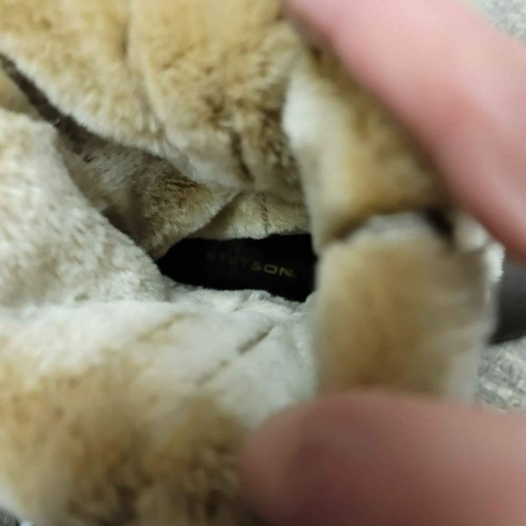 STETSON Fur Lined Leather Harness Tall Chunky High Heel Boots - Picture 8 of 10